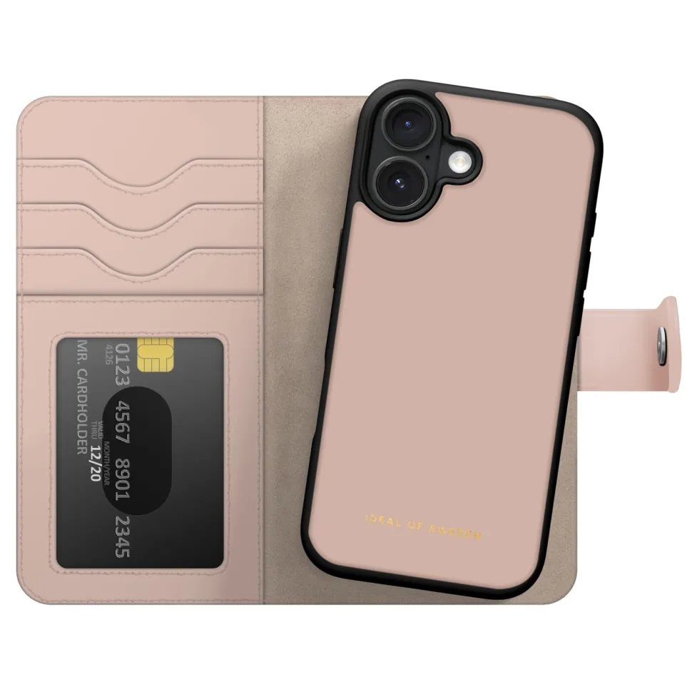IDEAL OF SWEDEN Magnet Wallet+ - plånboksfodral till iPhone 16 Pink