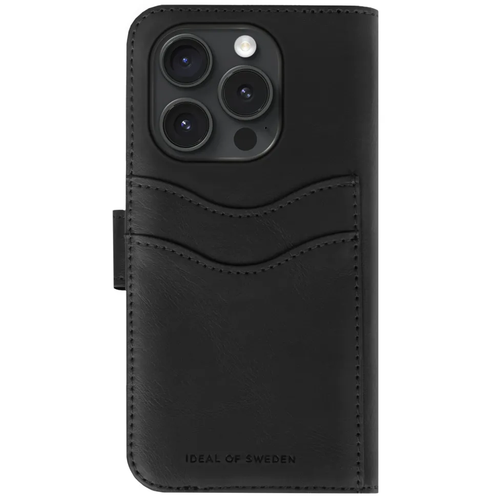 IDEAL OF SWEDEN Magnet Wallet+ för iPhone 15 Pro Svart