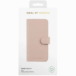 IDEAL OF SWEDEN Magnet Wallet+ plånboksfodral iPhone 12/12 Pro Rosa