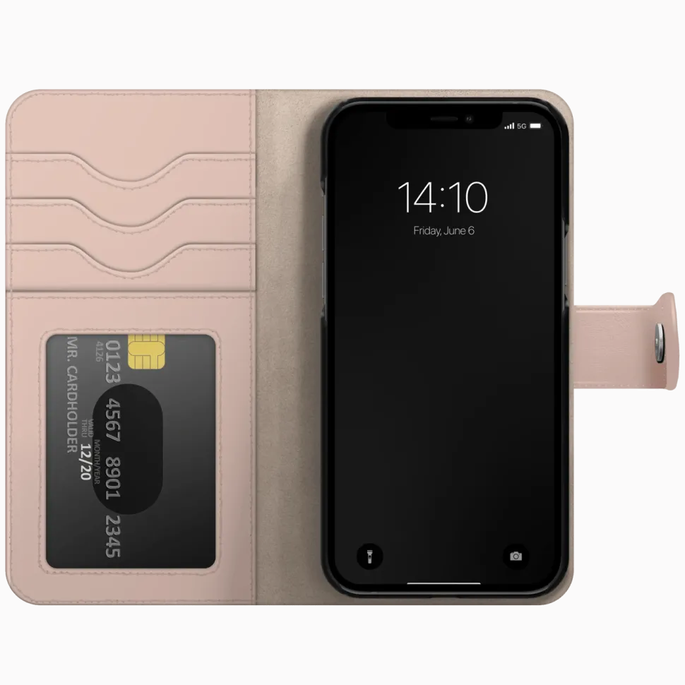 IDEAL OF SWEDEN Magnet Wallet+ plånboksfodral iPhone 12/12 Pro Rosa