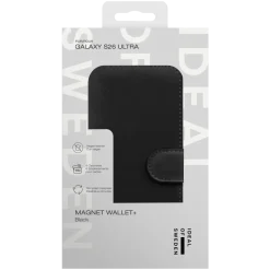 IDEAL OF SWEDEN Magnet Wallet+ - plånboksfodral till Galaxy S26 Ultra Black