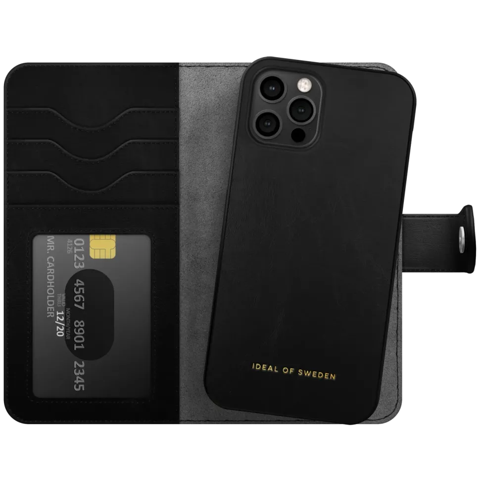 IDEAL OF SWEDEN Magnet Wallet+ plånboksfodral iPhone 12/12 Pro Black