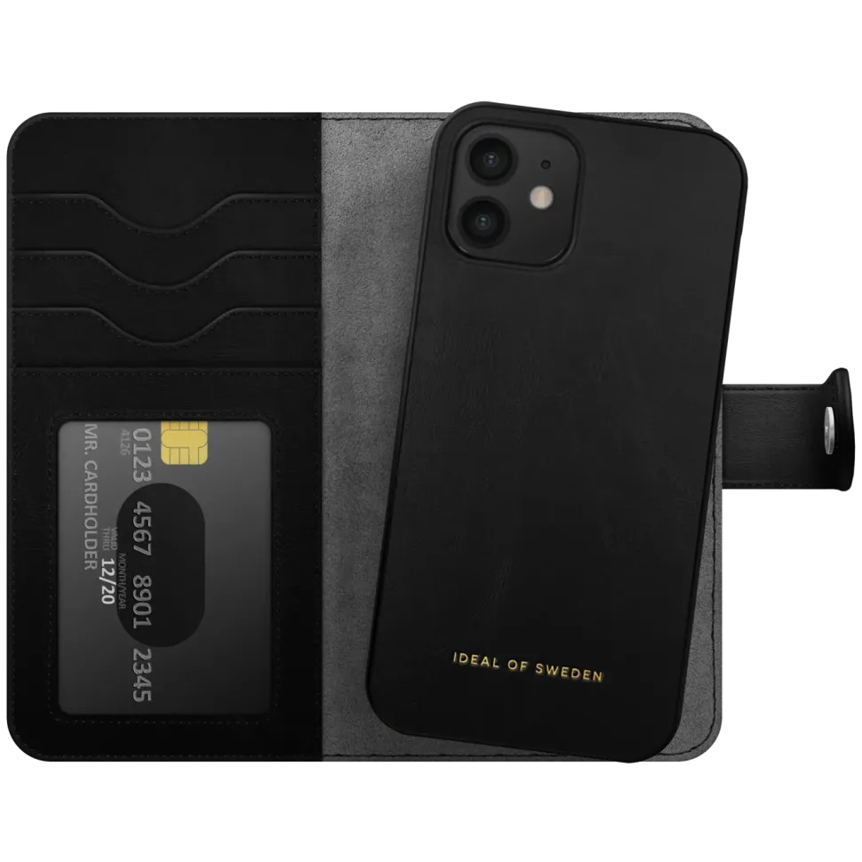 IDEAL OF SWEDEN Magnet Wallet+ plånboksfodral iPhone 12/12 Pro Black