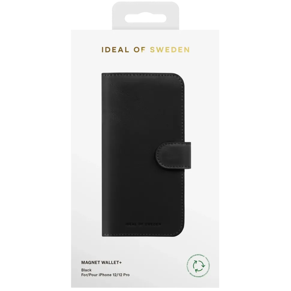 IDEAL OF SWEDEN Magnet Wallet+ plånboksfodral iPhone 12/12 Pro Black