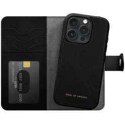 IDEAL OF SWEDEN Magnet Wallet+ - plånboksfodral till iPhone 16 Pro Black