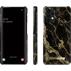 IDEAL OF SWEDEN Mobilskal för Galaxy A32 5G Golden Smoke Marble