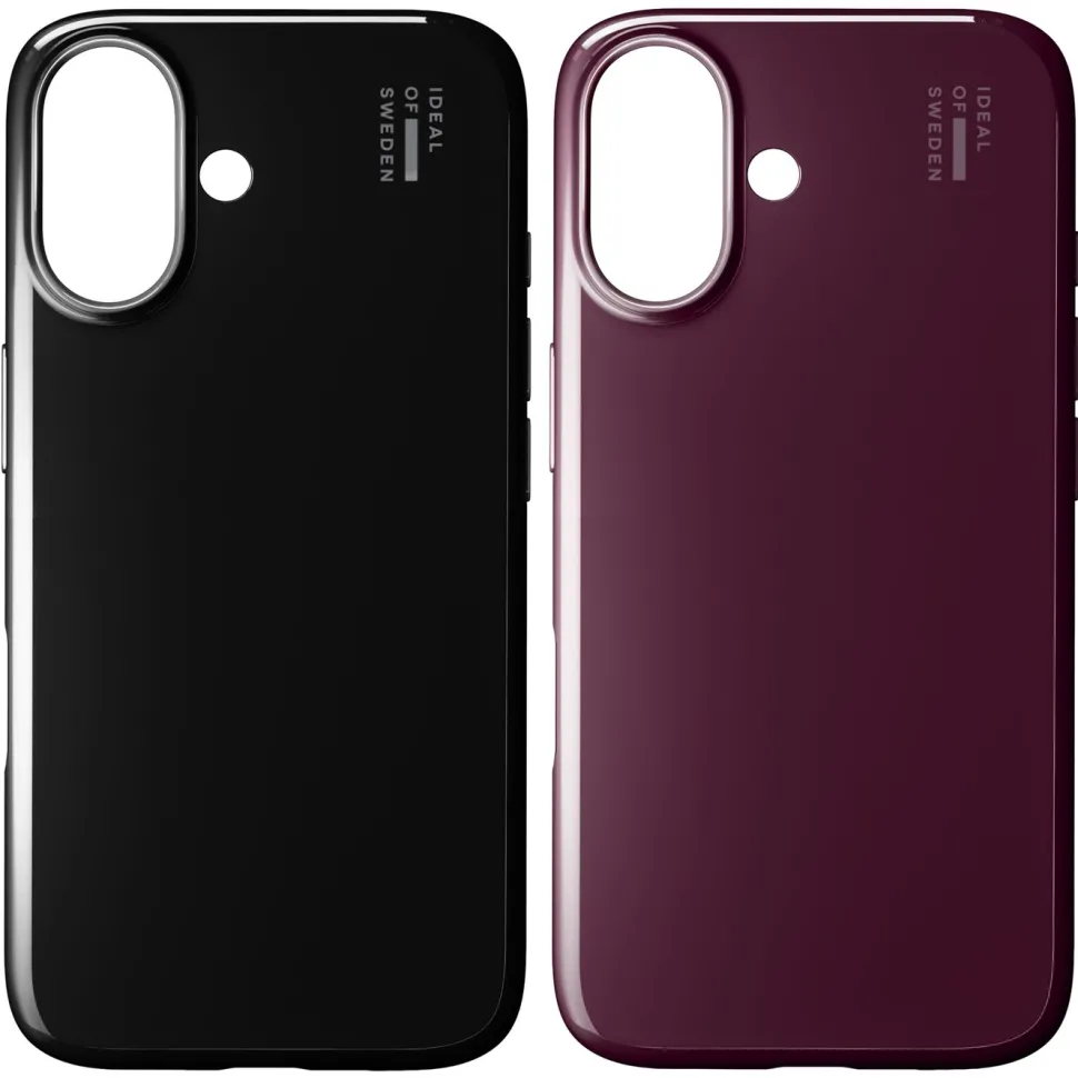 IDEAL OF SWEDEN Slim MagSafe Case – mobilskal till iPhone 17 Glossy Cherry