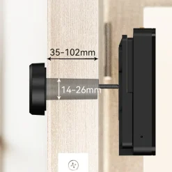 Imou VD1 smart dörrtitthål med kamera Svart