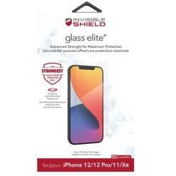 Invisible Shield Glass Elite + Skärmskydd för iPhone 12 och 12 Pro