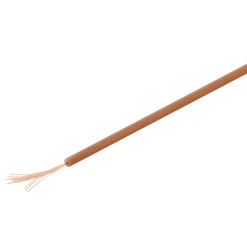 Isolerad kopplingstråd 0,14 mm² Brun