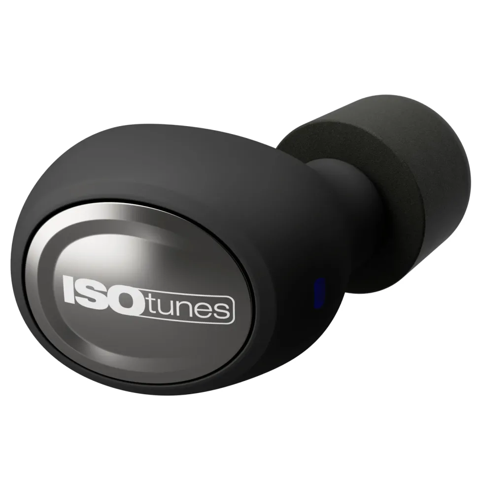 Isotunes Free Hörselskydd med Bluetooth Svart