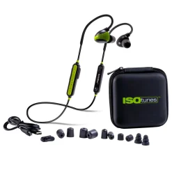 Isotunes Pro Aware EN352 Hörselskydd med Bluetooth Grön