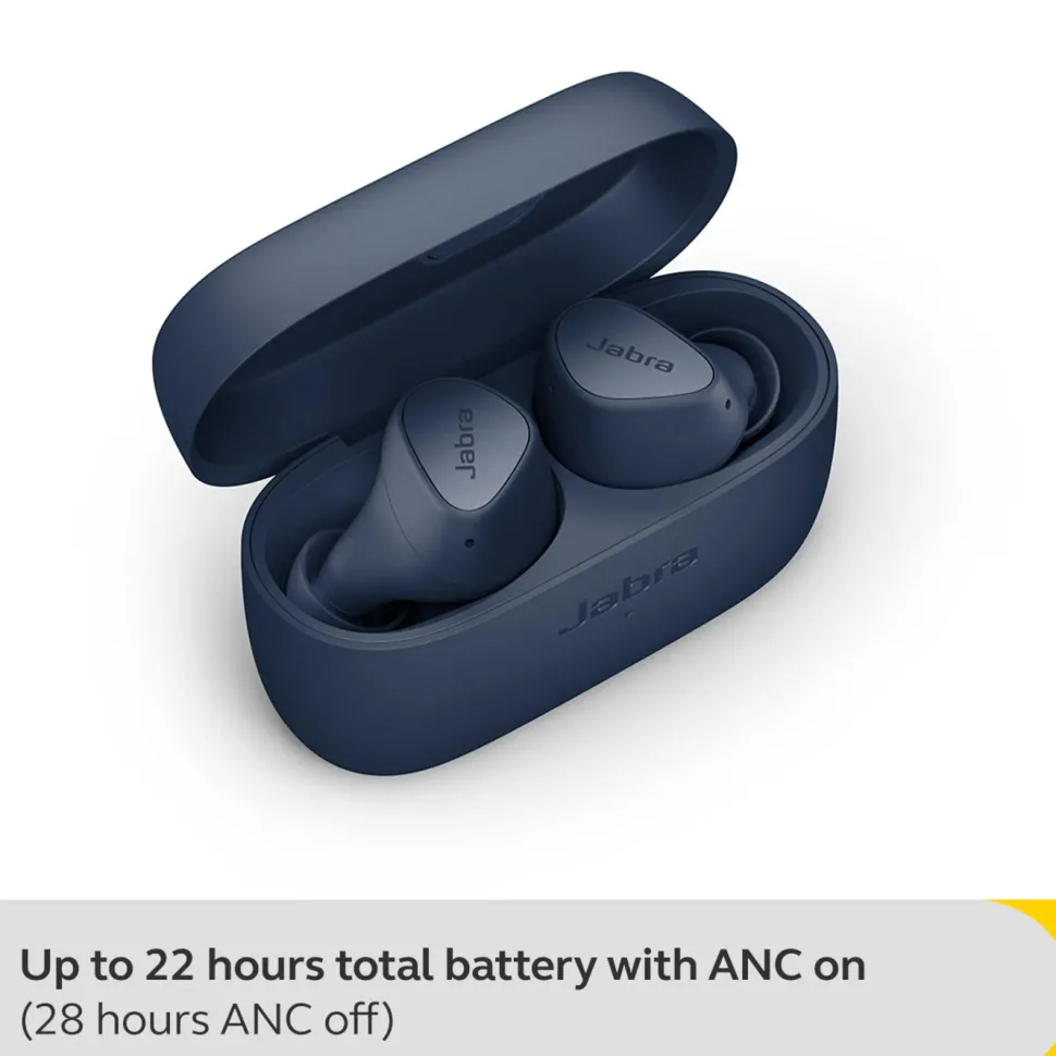 Jabra Elite 4 Trådlösa hörlurar Navy