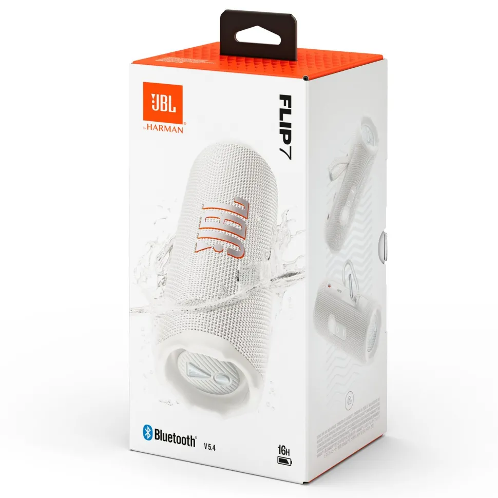 JBL Flip 7 Portabel trådlös högtalare Vit