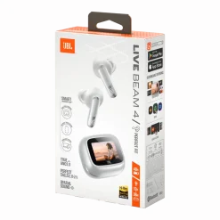 JBL Live Beam 4 trådlösa in-ear-hörlurar Silver