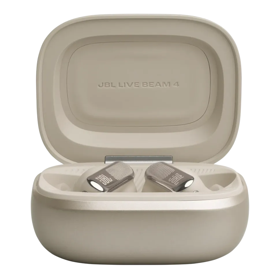 JBL Live Beam 4 trådlösa in-ear-hörlurar Champagne