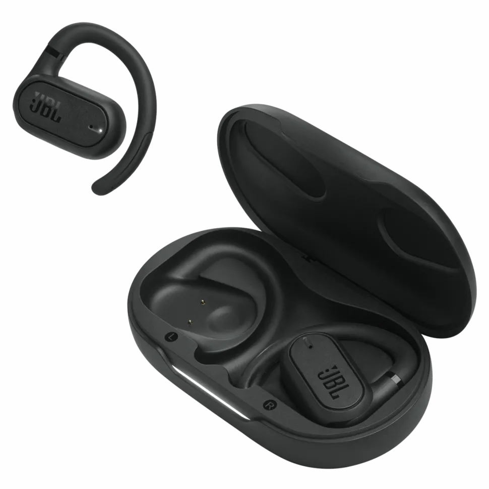 JBL Soundgear Sense trådlösa open-ear-hörlurar Svart