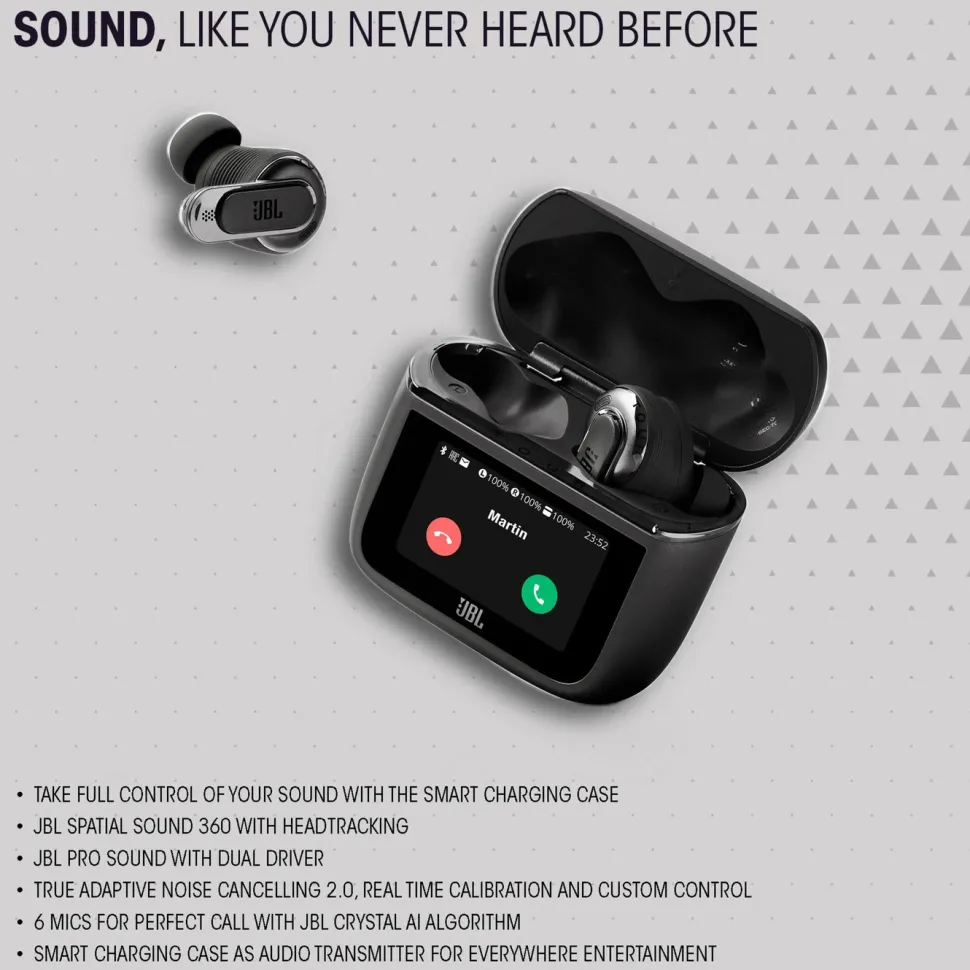 JBL Tour Pro 3 trådlösa in-ear-hörlurar Blå