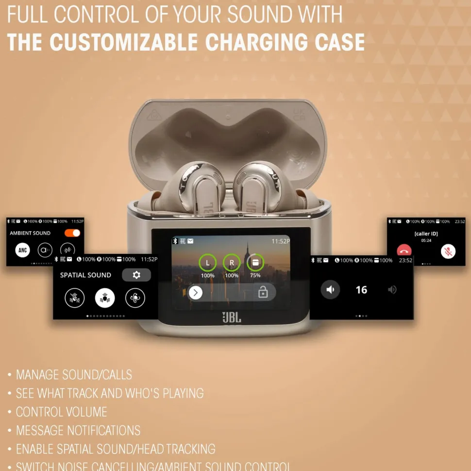 JBL Tour Pro 3 trådlösa in-ear-hörlurar Grön