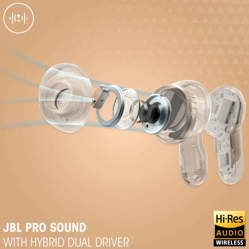 JBL Tour Pro 3 trådlösa in-ear-hörlurar Grön