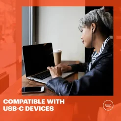 JBL Tune 305C USB-C-hörlurar med sladd Svart