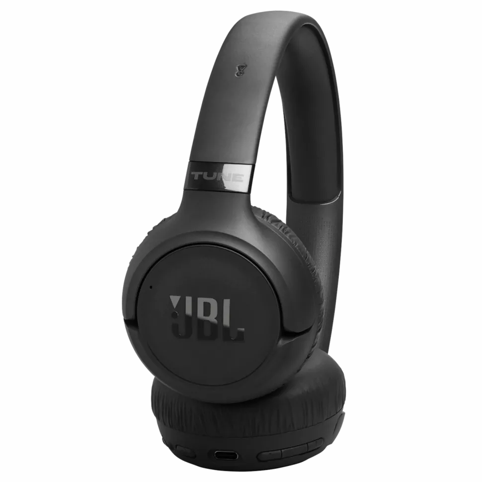 JBL Tune 680NC Trådlösa on-ear-hörlurar med aktiv brusreducering Svart