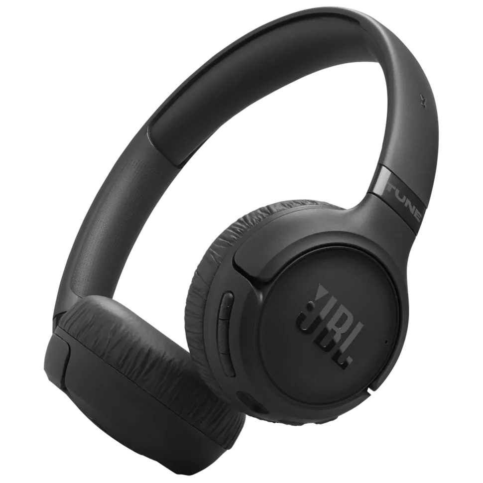 JBL Tune 680NC Trådlösa on-ear-hörlurar med aktiv brusreducering Svart