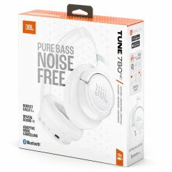 JBL Tune 780NC Trådlösa over-ear-hörlurar med aktiv brusreducering Vit