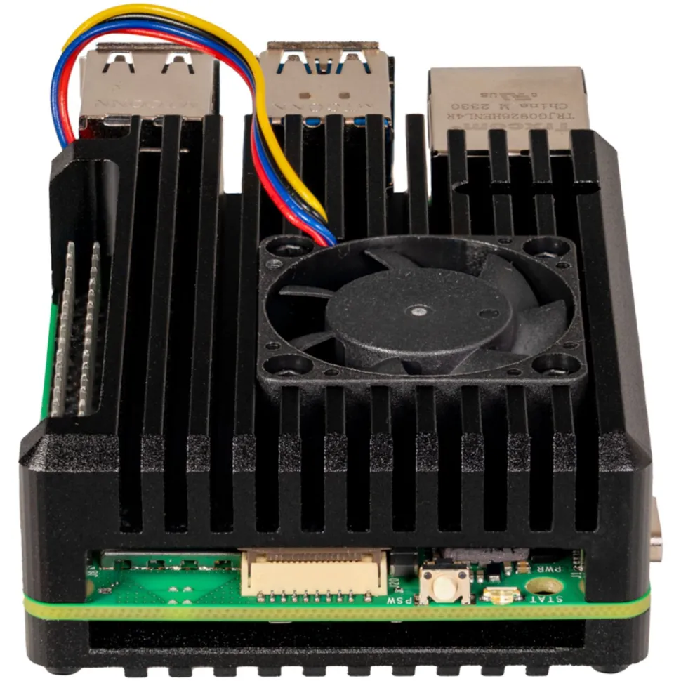 Joy-it Tåligt aluminiumskabinett för Raspberry Pi 5