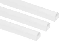Kabelkanal Vit 8x7 mm 1 m 3-pack