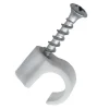 Kabelklammer för rund kabel 7-10 mm 10-pack