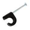 Kabelklammer för rund kabel 7-10 mm 100-pack svart