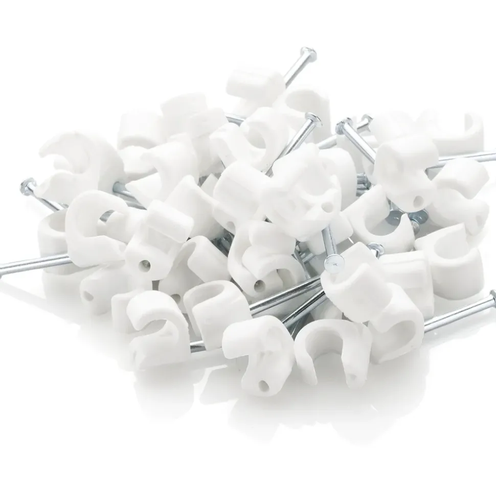 Kabelklammer för rund kabel 7-10 mm 100-pack