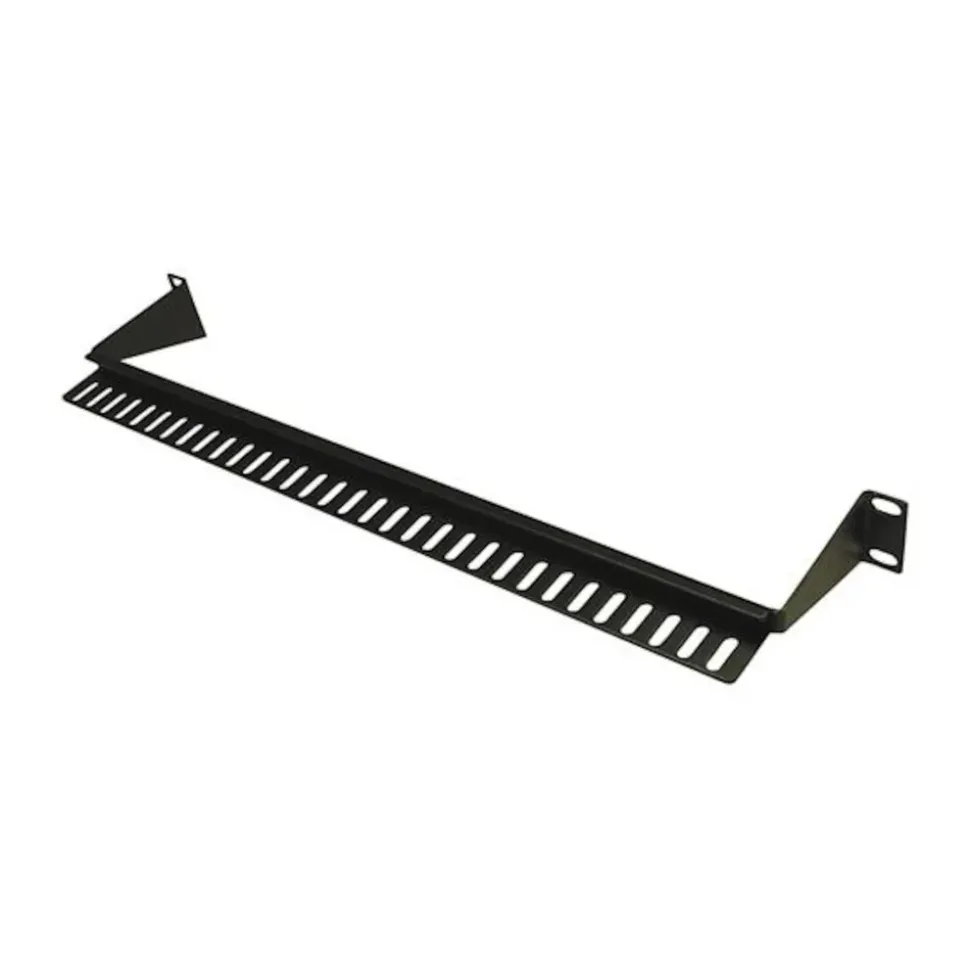 19"-kabelstöd Svart 1U