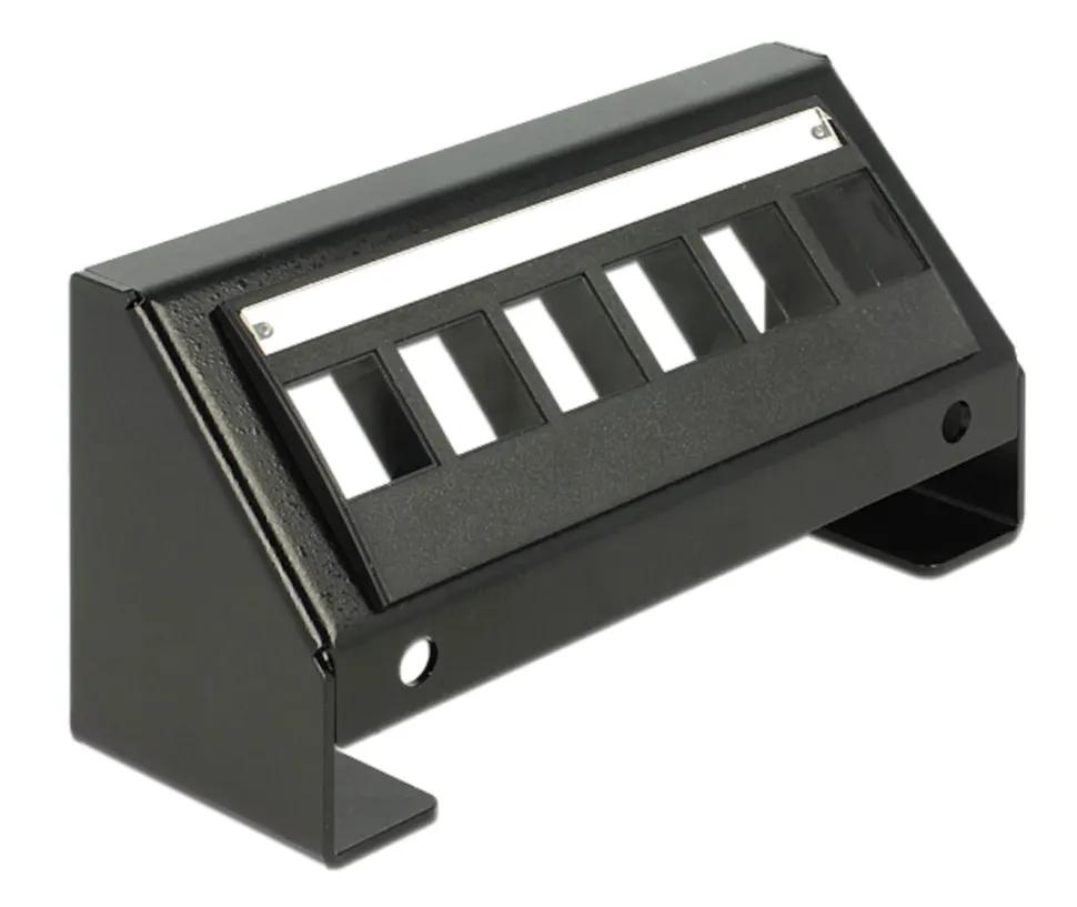 Keystone-panel med 6 portar
