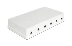 Keystone-uttagsbox 6 portar