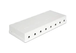 Keystone-uttagsbox 8 portar