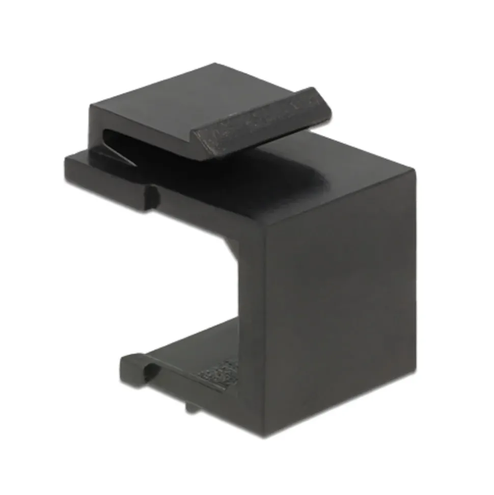 Keystone-uttagslock 4-pack Svart