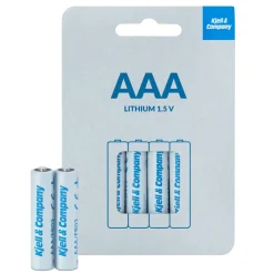 Kjell & Company AAA-litiumbatterier 4-pack