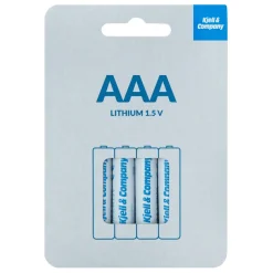 Kjell & Company AAA-litiumbatterier 4-pack