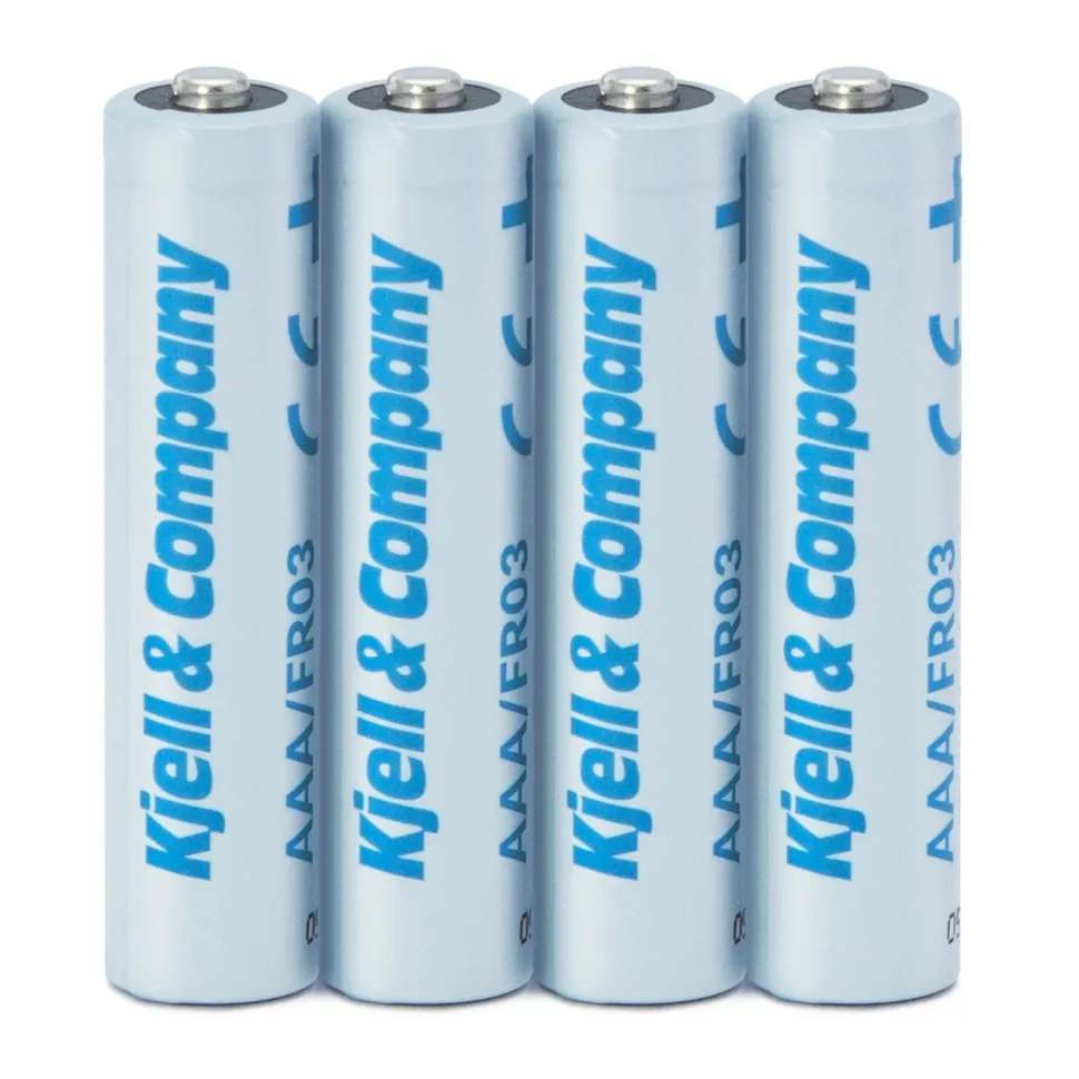 Kjell & Company AAA-litiumbatterier 4-pack