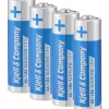Kjell & Company AA-batterier (LR6) 4-pack