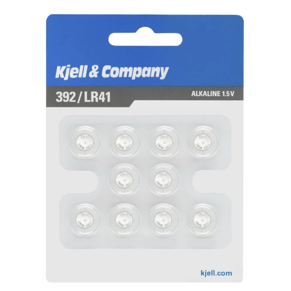 Kjell & Company Knappcellsbatterier LR41 (392) 10-pack