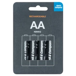 Kjell & Company Laddningsbara AA-batterier 2600 mAh 4-pack