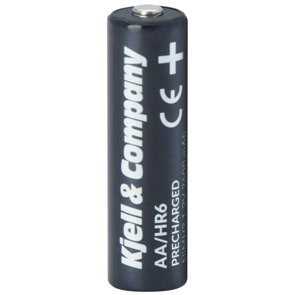 Kjell & Company Laddningsbara AA-batterier 2600 mAh 4-pack
