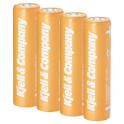 Kjell & Company 18650 Li-ion-batteri 3,6 V 2600 mAh 4-pack