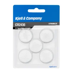 Kjell & Company Litiumbatteri CR2430 5-pack