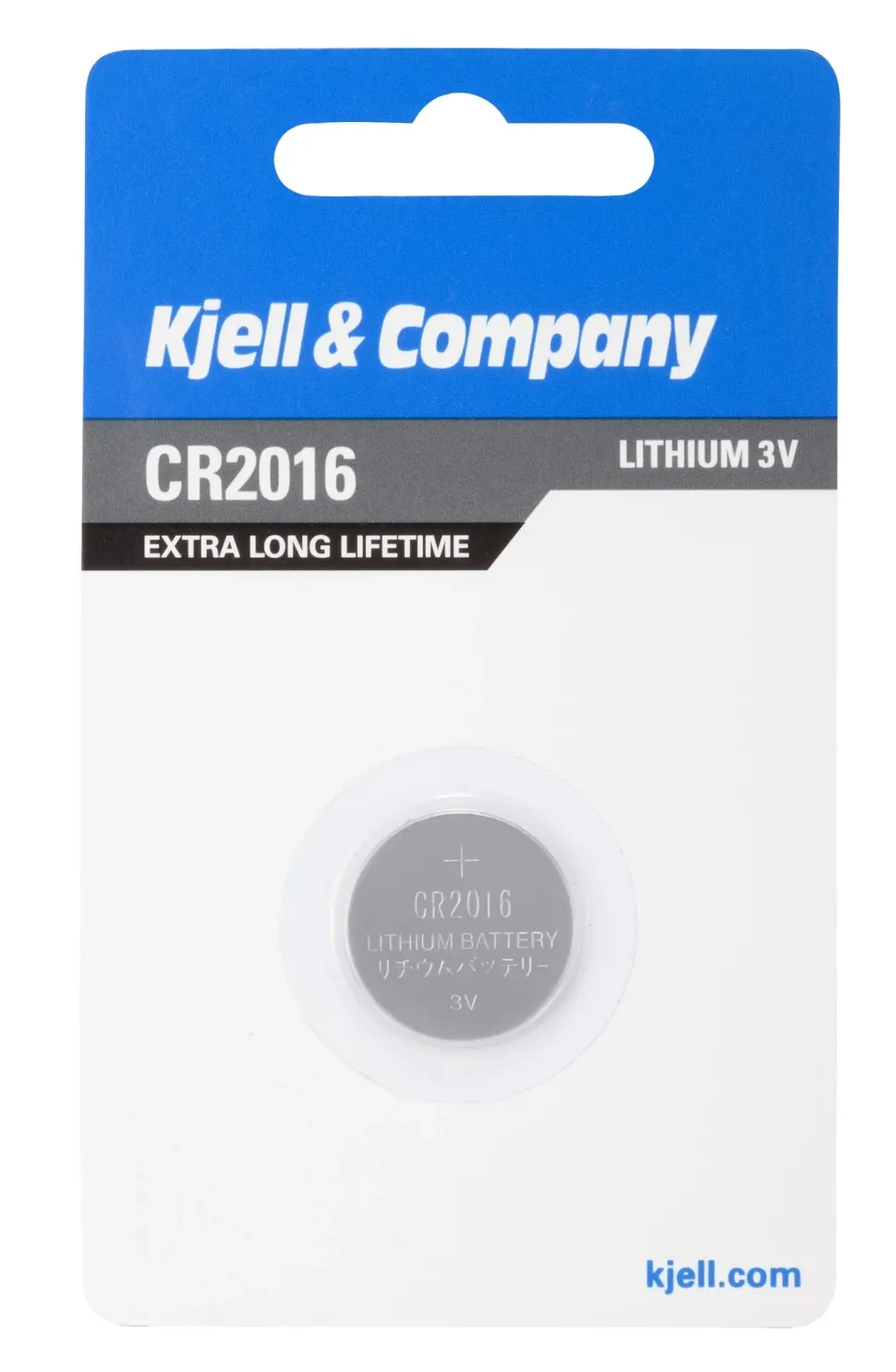 Kjell & Company Litiumbatteri CR2016 1-pack