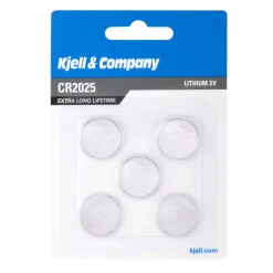 Kjell & Company Litiumbatteri CR2025 5-pack