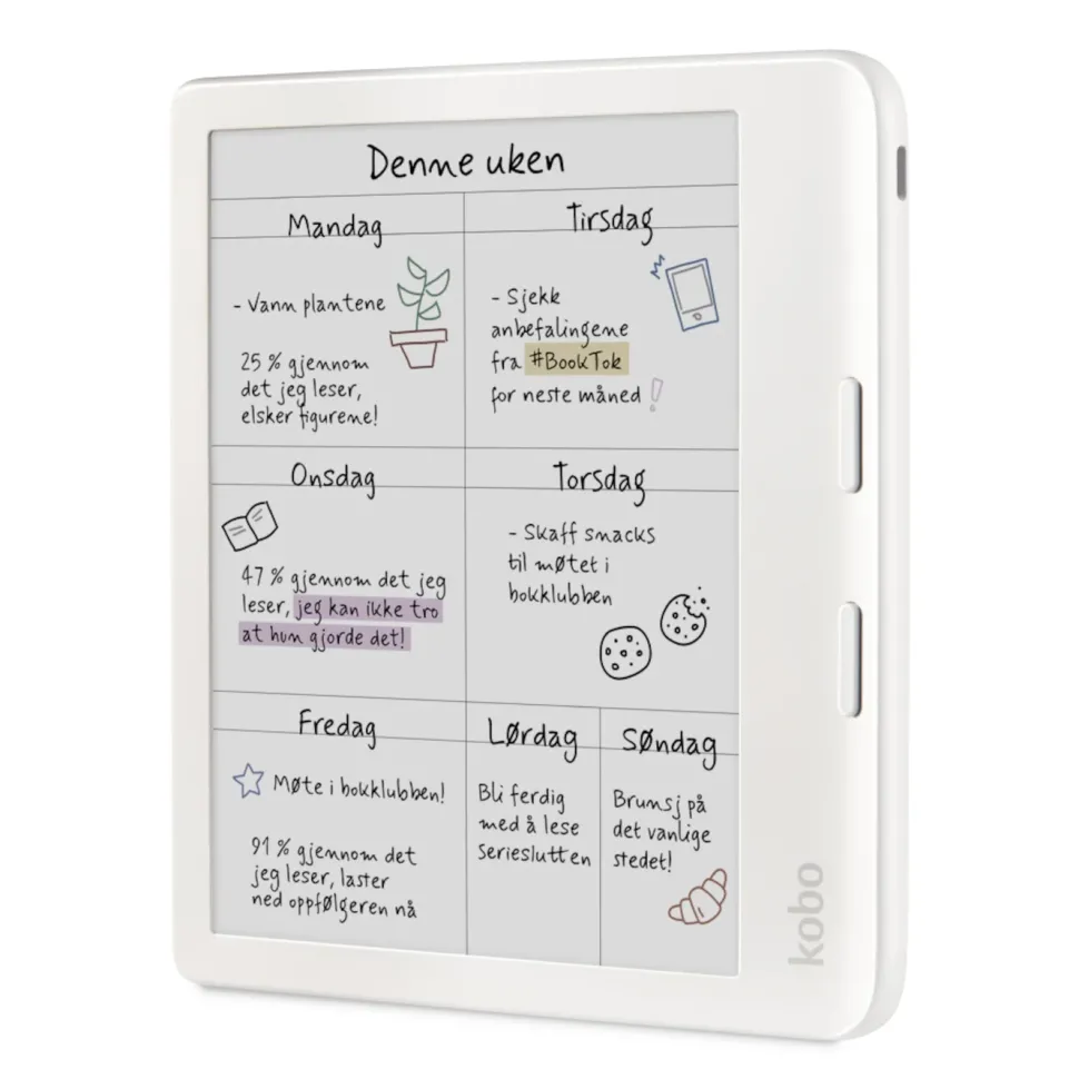 Kobo Libra Colour läsplatta 7" Vit